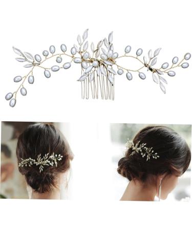 DOITOOL Hair Jewels for Women Womens Hair Accessories Womens Barrettes for Hair Wedding Hair Jewelry Women Hair Accessories Wedding Headpiece for Bride Bridesmaid Comb Pearl - Buy Online on GoSupps.com