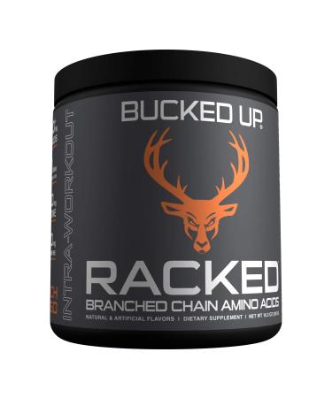 RACKED™ Branch Chained Amino Acids | L-Carnitine, Acetyl L-Carnitine, GBB |"BCAAs That You Can Feel!" Powder, 30 Servings (Peach Mango)