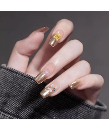 Flowers Nail Charms - 7 Grid Sweet Bear & Lollipop Heart Nail Art Decorations for Women & Girls - DIY Tinker Ornaments - Buy Online on GoSupps.com