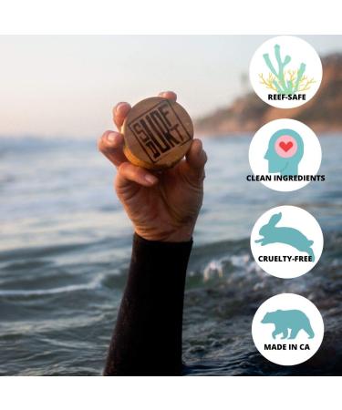 SurfDurt Organic Reef Safe Sunscreen SPF 30 - Water Resistant - Eco-Friendly - 2oz Bamboo Container - Made in USA - Buy Online on GoSupps.com