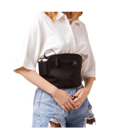 ZJchao electrically heated hip belt back massage device heated band back pain abdominal wrap fast electrical hot USB 3 levels adjustable