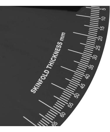 Body Fat Caliper with Clear Scale Body Measurement Tape Fat Caliper Measuring Tool for Monitoring Fitness and Weight Loss Goals Black - Buy Online on GoSupps.com