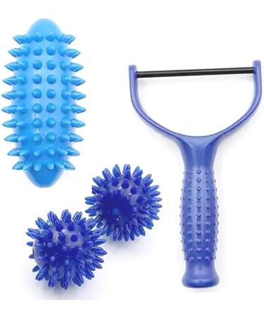 Wilsonzin Massage Roll Set - Hedgehog Ball Massage Roller & Interchangeable Massage Tools for Legs Back Arms & Shoulders - Ultimate Fascia Massager - Buy Online on GoSupps.com