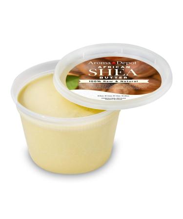 Raw African Shea Butter 16 oz - 100% Pure Unrefined - Grade A Moisturizer for Body Hair & Face - Ideal for Dry Cracked Skin - Buy Online on GoSupps.com