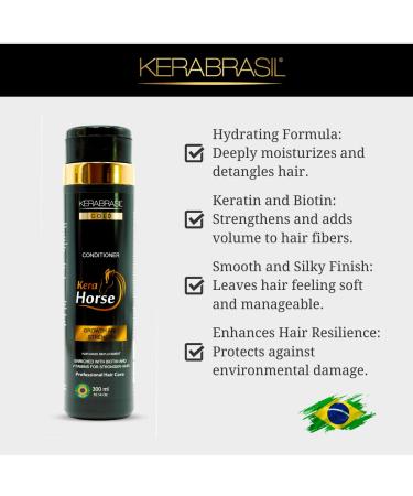 Kerahorse Conditioner | Biotin & Keratin Formula for Hair Growth | Scalp Health Booster | 300ml | All Hair Types - Shop Now - Buy Online on GoSupps.com