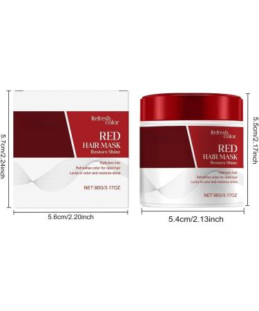  G n rique Hair Mask Red Repigmenting Mask 180g | Nourishing Color Treating Conditioner | Moisturizing Repair Masked For Dry Kinky & Damaged Hair Care At Home & In S - Buy Online on GoSupps.com