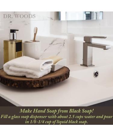 Dr. Woods Raw Black Coconut Papaya Soap with Organic Shea Butter - 32 oz Pump - Buy Online on GoSupps.com