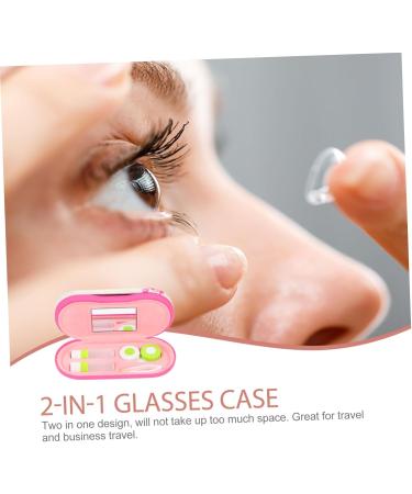 Buy SOLUSTRE 4 Sets Double Layer Glasses Cases - Elegant Leather PU Storage for Women - International Shipping Available - Buy Online on GoSupps.com
