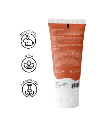 EverGlow Himalayan Ubtan Cleansing Cream - Soap-Free Face Cleanser with Algae Extract & Vitamin E | Nourishing & Rejuvenating 100ml for Natural Glow - Buy Online on GoSupps.com