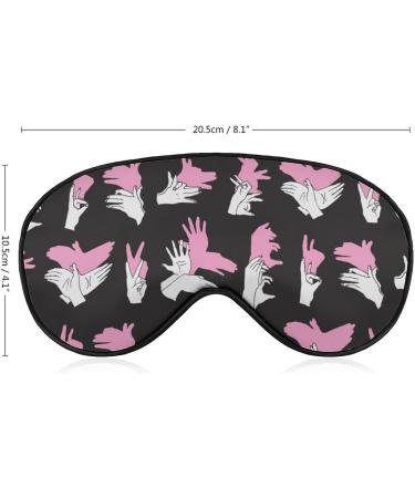 Shadow Hand Sleep Mask - Adjustable Eye Cover for Sleeping & Travel - Blocks Light for Men & Women - Buy Online on GoSupps.com
