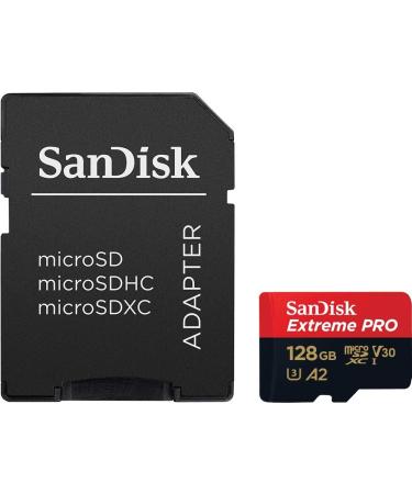 SanDisk 128GB Extreme PRO microSD Card | SDSQXCD-128G-GN6MA | 200MB/s Read | 90MB/s Write | C10 UHS-I | U3 V30 A2 - Buy Online on GoSupps.com