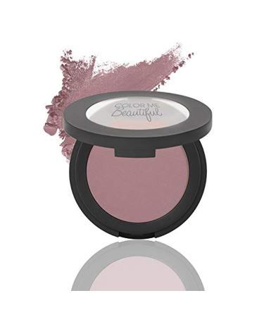 Color Me Beautiful Color Pro Single Eyeshadow Full Pigment and Long-Lasting Pressed Powder Cruelty-Free Silver Lilac