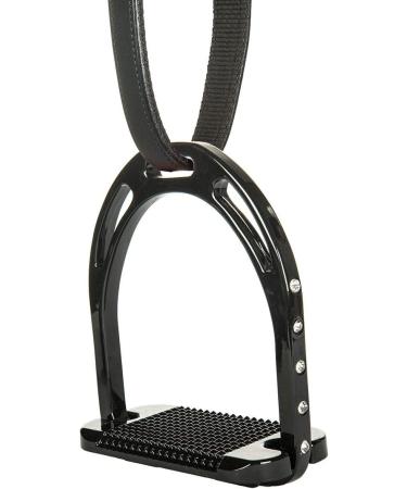Buy HKM Glittering Black Stirrup - Premium Quality for Equestrian Enthusiasts | International Shipping Available - Buy Online on GoSupps.com