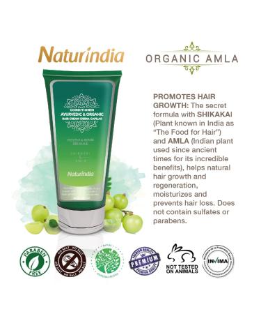 Buy Ayurvedic Organic Conditioner for Hair Growth & Regeneration | Aloe Shikakai & Amla | 6oz - Natural Hair Care for Men & Women - Buy Online on GoSupps.com