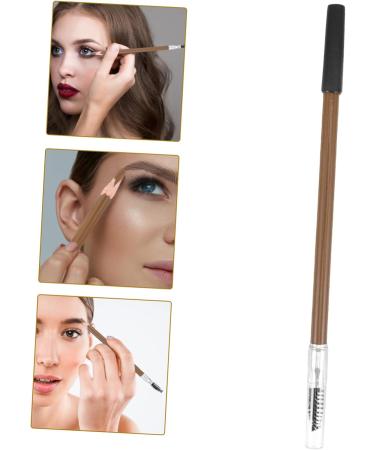VINTORKY Pencil Brow Pen Women Brow Pencil Shaper Pencil Wood Brow Pencil Coffee Wooden - Buy Online on GoSupps.com