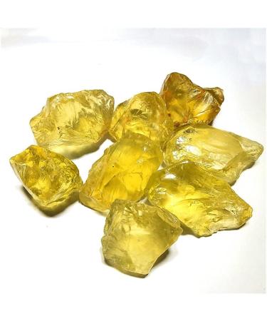 Natural Stone 100g Brazil Good Natural Yellow Crystal Carved Stone Crystal Rubble Large Natural Stones and Minerals - Buy Online on GoSupps.com