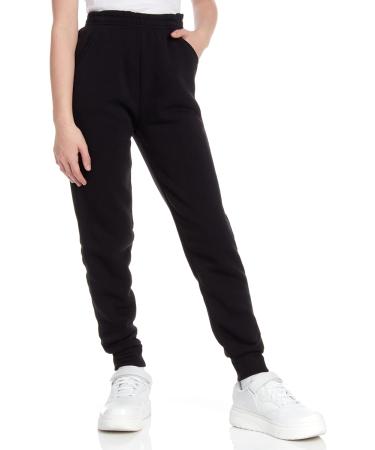 Coney Island Girls Sweatpants - Active Fleece Joggers (3 Pack) Black/Mauve/Grey 14-16 - Buy Online on GoSupps.com