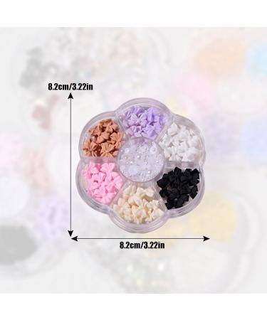 Buy 7 Grille Sweet Bowknot Nail Art Charms - Resin Decorations for DIY Nail Designs | International Shipping - Buy Online on GoSupps.com