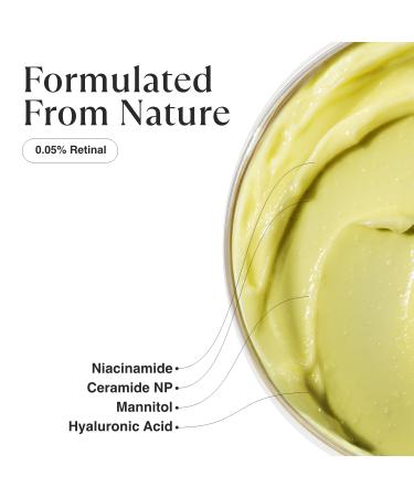 MATKAS Korean 0.05% Retinal Night Cream - Anti-Aging Face Moisturizer with Niacinamide Ceramide & Hyaluronic Acid for Wrinkles & Skin Tightening - Buy Online on GoSupps.com