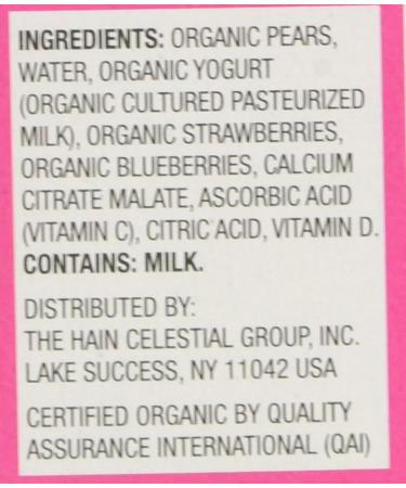 Earth's Best Organic Mixed Berry Fruit Yogurt Smoothie - 6 Pack - Buy Online on GoSupps.com