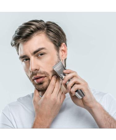 Hatteker Professional Beard Trimmer for Men - Cordless Hair Clipper & Detail Trimmer Kit | Waterproof & Rechargeable - Buy Online on GoSupps.com