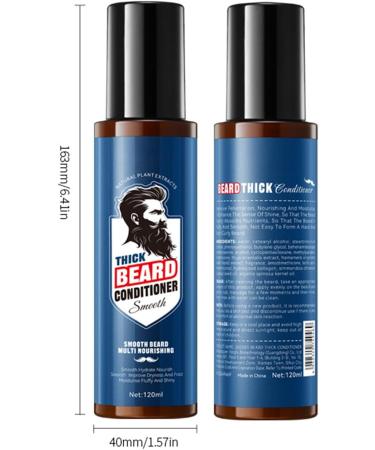 Beard - Apr s-shampoing naturel l'huile d'argan - Pour une barbe douce et soign e - Nourrit les poils secs - V g talien - Renforce les poils de barbe et r duit les fourches - Buy Online on GoSupps.com