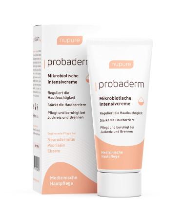 Nupure Probaderm 50ml anti pimple cream intensive cream for acne microbiotic for itching redness for skin flora acne treatment and supplementary care for neurodermatitis psoriasis & eczema - Buy Online on GoSupps.com