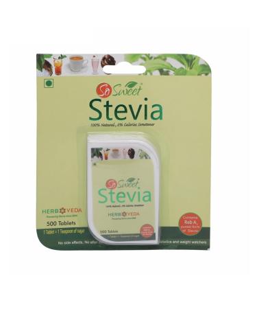 YANG Stevia 500 Tablet Dispenser 100% Natural Sweetener - Sugarfree