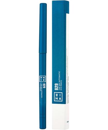 3INA Makeup 24h Auto Eye Pencil 829 Blue Waterproof Eyeliner Long-Lasting, Highly Pigmented, Vegan & Cruelty-Free - Buy Online on GoSupps.com