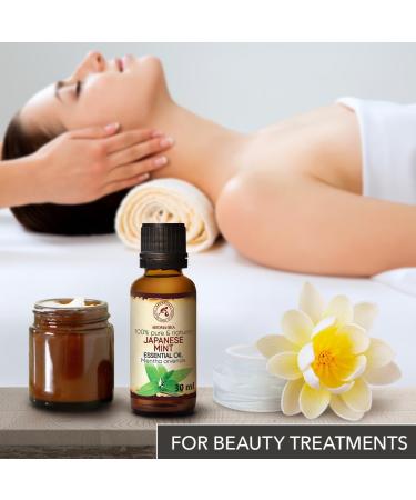 Buy Pure Japanese Mint Oil 30ml - Natural Mentha Arvensis for Aromatherapy | Fragrance Lamp & Diffuser | Best for Beauty & Wellness - Buy Online on GoSupps.com