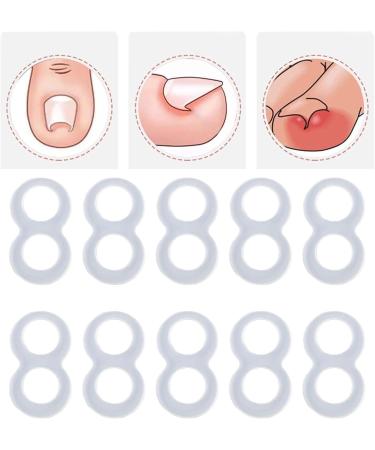Silicone Ingrown Toenail Tool Washable Ingrown Toe Nail Corrector Ring for Nail Care - Buy Online on GoSupps.com