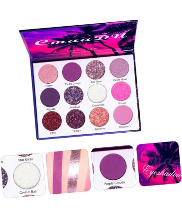 Balacoo 2 Boxes Eyeshadow Palette Glitter Eye Shadow Eyeshadow Powder Eyeshadow Pallet Makeup Palette Woman 1 count (Pack of 1) Colorfulx2pcs - Buy Online on GoSupps.com