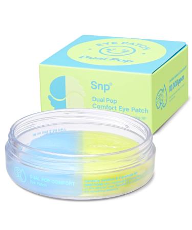 SNP Dual Pop Under Eye Patches Mask, Eye Masks and Treatment for Puffy Eyes, Improve Firmness and Skin Complexion 30 Pcs for Men and Women (Moisture Comfort)