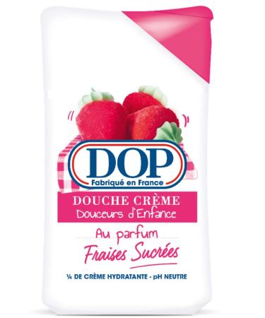 Dop Douceurs d'Enfance Gel Douche Cr me Au Parfum Fraises Sucr es 250ml 250 ml (Lot de 1)