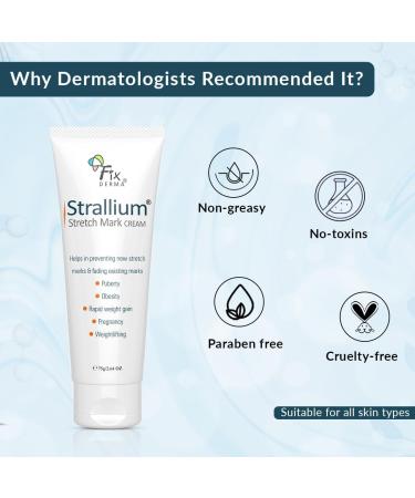 Best Stretch Mark Cream for Pregnancy & Body - Moisturizing 75g Cream for Stomach Thighs & More - Buy Online on GoSupps.com
