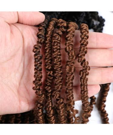 14 Inch Ombre Synthetic Crochet Braided Hair Extensions - Afro Braids T1B Purple (6PCS/Lot) | International Shipping Available - Buy Online on GoSupps.com