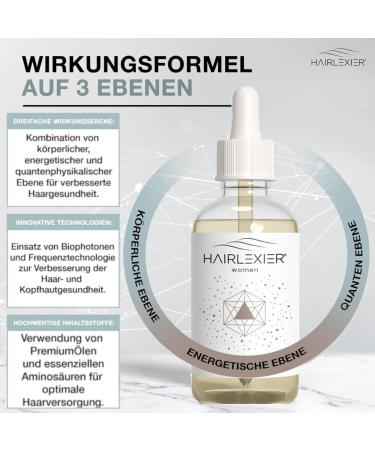  HAIRLEXIER Hair Growth Oil - Rosemary Castor and Lavender - Natural Hair Dye Against Diffuse Loss and Grey Hair - Buy Online on GoSupps.com