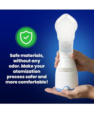 Calvana (2 Pack Sinus Inhaler Mask Compatible with Vicks Sinus Inhaler Food-Grade Material Snug Fit - Buy Online on GoSupps.com