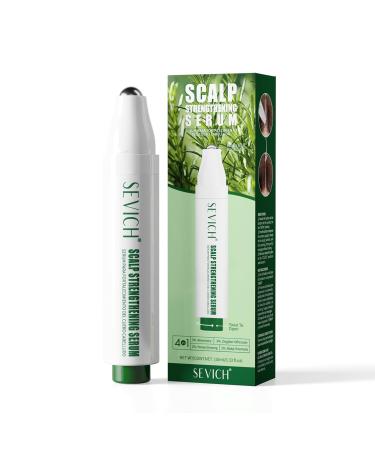 Sevich Hair Growth S rum Roll-On 3 % d'huile de romarin 3 % d'extrait de gingembre s rum v g tal pour cuir chevelu contre les cheveux minces pour le soin de la racine des cheveux et des sourcils