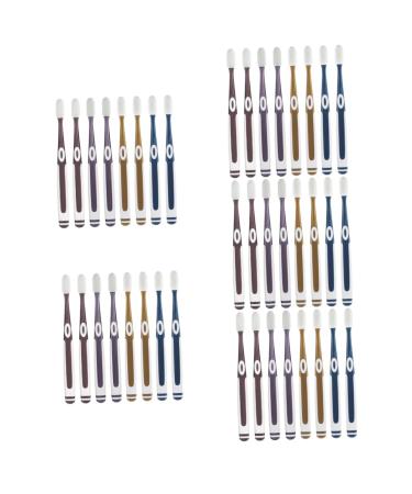 Beaupretty 40 Stk Nano toothbrush travel toothbrush set camping toothbrush toothbrush medium children toothbrush soft toothbrush toothbrush mass pebbles replacement head travel combination package 1 piece (1 Pack) different colors x 5 pieces