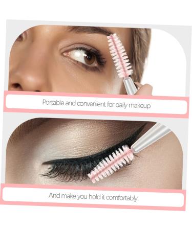 NOLITOY 6pcs Sponge Makeup Brush Set | Double Head Concealer Mascara & Eyebrow Stamper | Travel-Friendly Nylon Makeup Kit - Buy Online on GoSupps.com