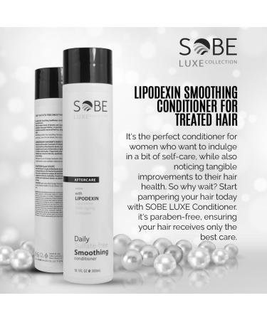 SOBE LUXE Smoothing Conditioner for Treated Hair - Sulfate Free Moisturizes & Protects Color 10 Oz | Keratin Panthenol Collagen Vitamins & Jojoba Oil - Buy Online on GoSupps.com