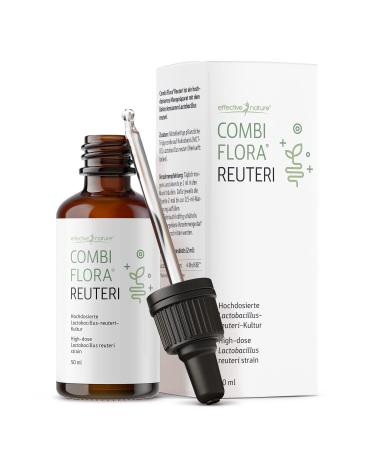 effective nature - Combi Flora Reuteri - 50 ml - Delivers Lactobacillus reuteri in high dosage - With practical pipette - Buy Online on GoSupps.com