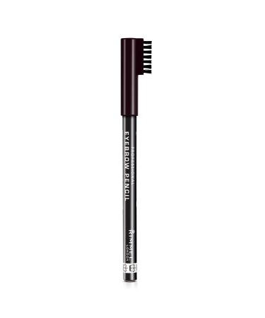 Rimmel London Professional Eyebrow Pencil 004 Black Brown - 0.05 oz | Long-lasting Precision - Buy Online on GoSupps.com