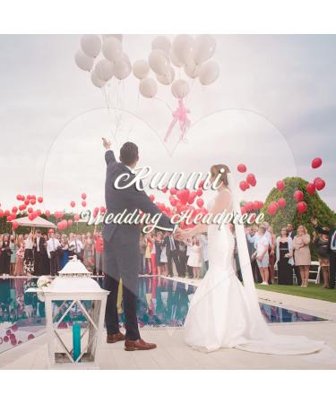 Runmi Silver Wedding Hair Needles - Crystal Bride Headdress Accessories for Women & Girls (3 Pieces) - Buy Online on GoSupps.com