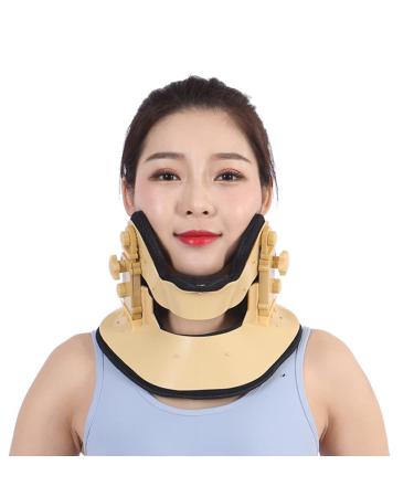 Adjustable throat collar stomach case fixator for cervical spine fractures neck stretcher neck support height -adjustable neck collar for recovery of neck injuries neck relaxation team