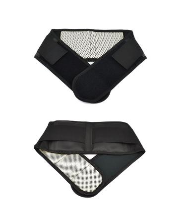 Tourmaline Waist Support Belt | Self-Heating Lumbar Brace for Men & Women | Cold Weather Comfort | Medium Size Without Steel Plates - Buy Online on GoSupps.com