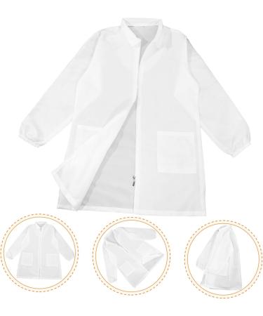 HONMEET Hairstylist Work Clothes Hair Stylist Smock Barber Smock Hairdresser Smock Hairdresser Workwear Pet Grooming Apron for Women Pet Grooming Work Clothes Nylon Polyester White - Buy Online on GoSupps.com