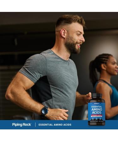 Piping Rock Amino Acid Supplement - BCAA & EAA AminoFit Complex | 180 Non-GMO Capsules | Gluten Free | Fitness Labs - Buy Online on GoSupps.com