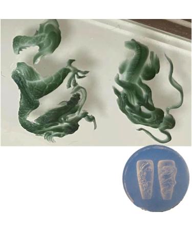 MCAORI Dragon Silicone Nail Carving Moulds Snake Stamping Stencils DIY Manicure Accessories DIY Nail Art Tools for Nair Art - Buy Online on GoSupps.com
